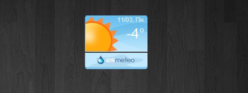 �������� �������� �������� �� Gismeteo